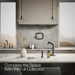 Single-handle bar sink faucet with two-function extended-reach spout and side sprayer^Kohler Online