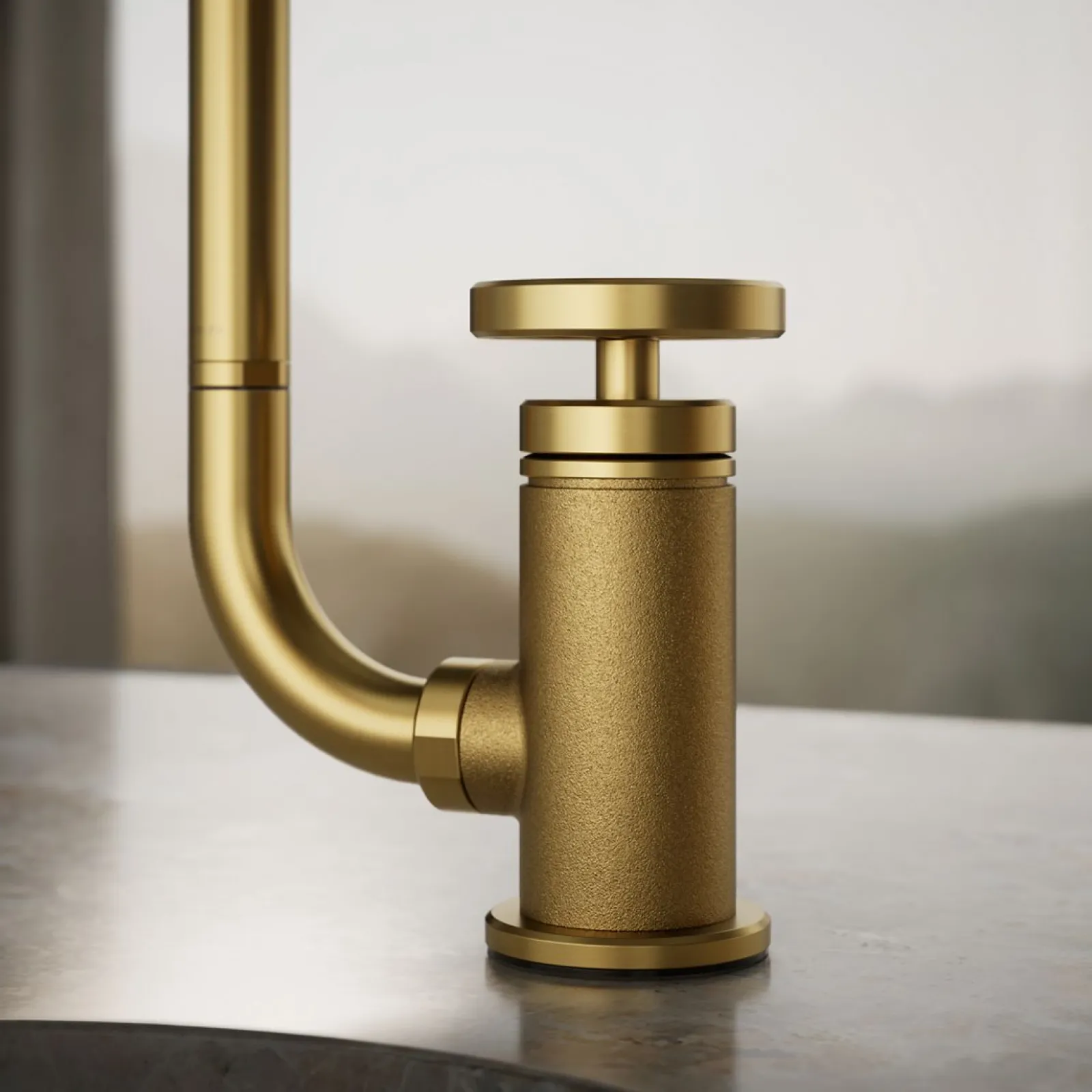 Single-handle bar sink faucet with two-function extended-reach spout and side sprayer^Kohler Online