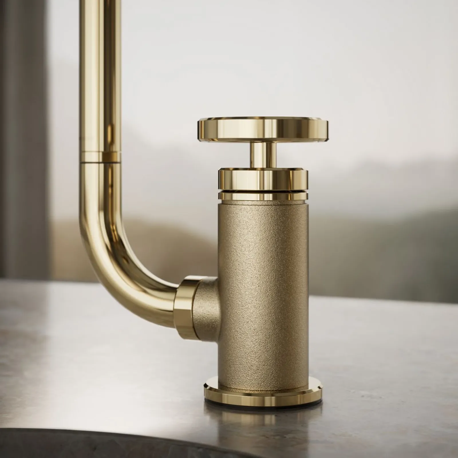Single-handle bar sink faucet with two-function extended-reach spout and side sprayer^Kohler Online