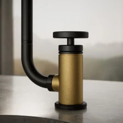 Single-handle bar sink faucet with two-function extended-reach spout and side sprayer^Kohler Online