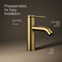 Single-handle bathroom sink faucet, 1.2 gpm^Kohler Sale