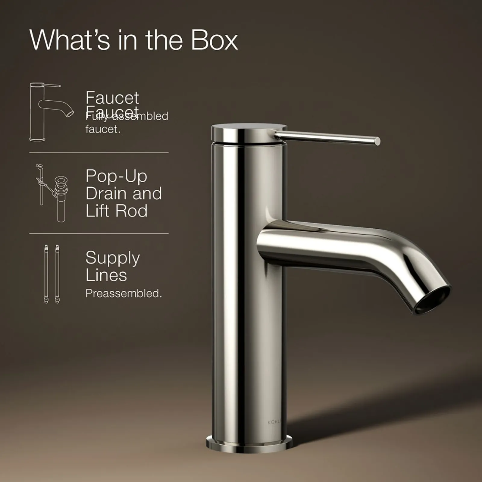 Single-handle bathroom sink faucet, 1.2 gpm^Kohler Sale
