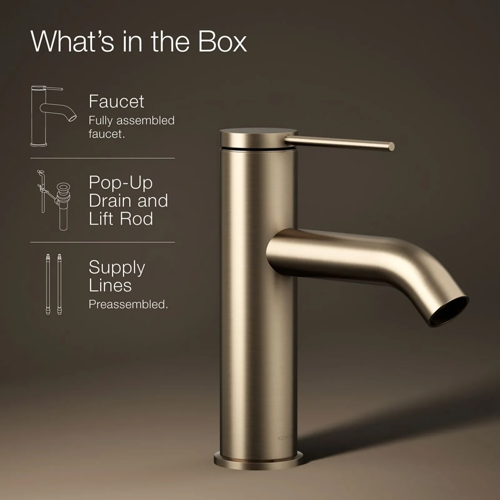 Single-handle bathroom sink faucet, 1.2 gpm^Kohler Sale