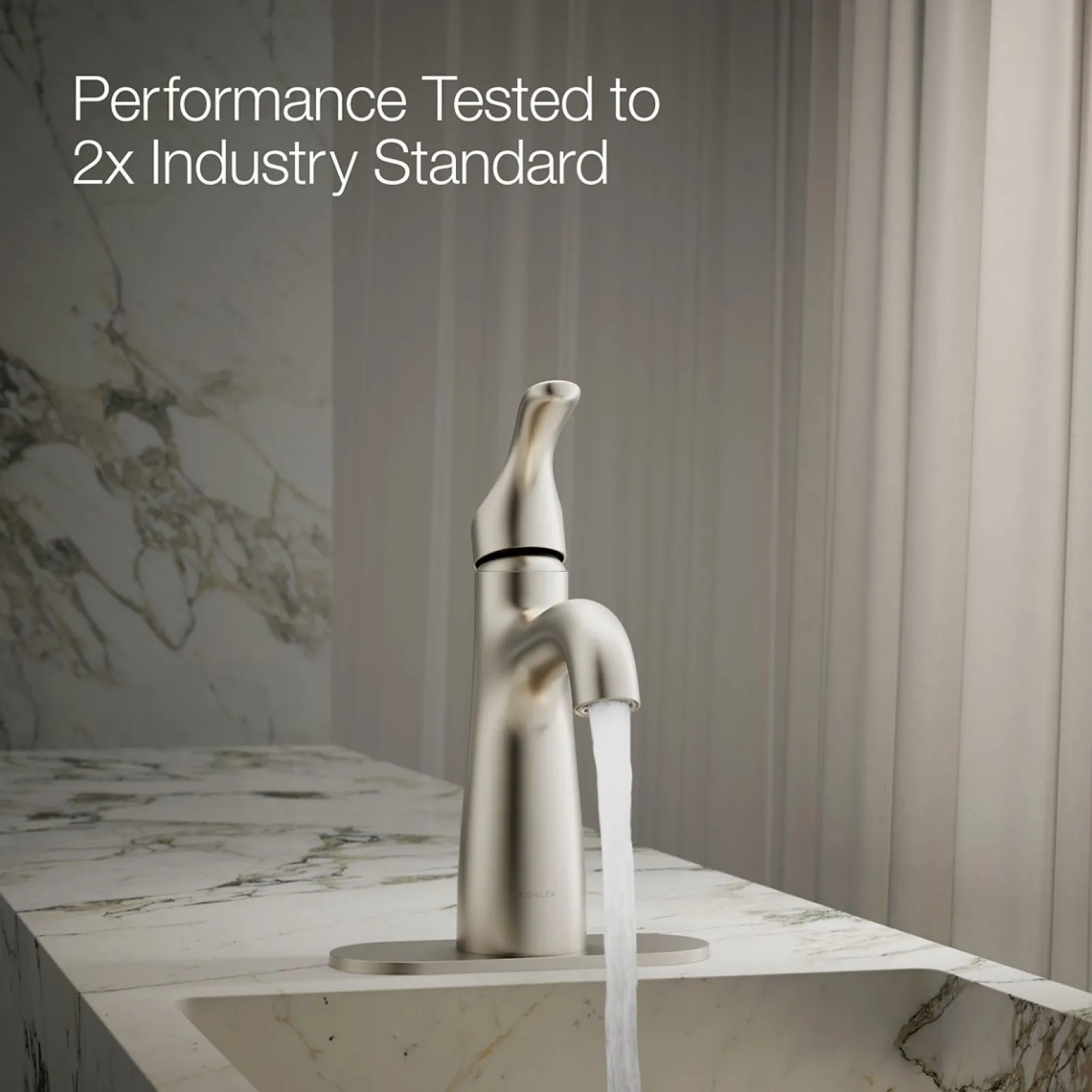 Single-handle bathroom sink faucet, 0.5 gpm^Kohler Clearance