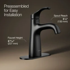 Single-handle bathroom sink faucet, 0.5 gpm^Kohler Clearance
