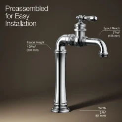 Single-handle bathroom sink faucet, 1.2 gpm^Kohler