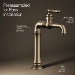 Single-handle bathroom sink faucet, 1.2 gpm^Kohler