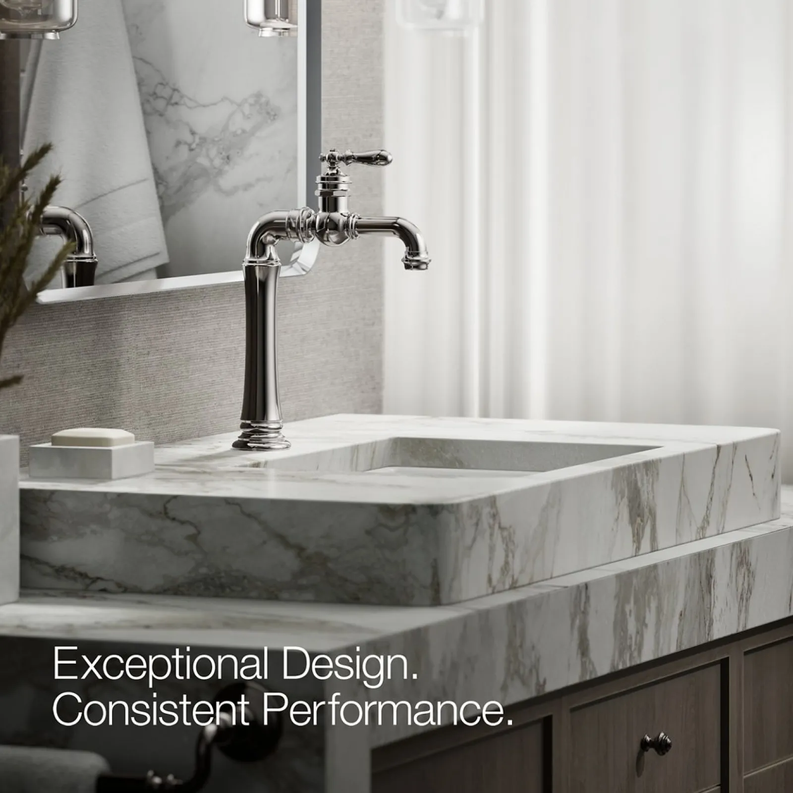 Single-handle bathroom sink faucet, 1.2 gpm^Kohler