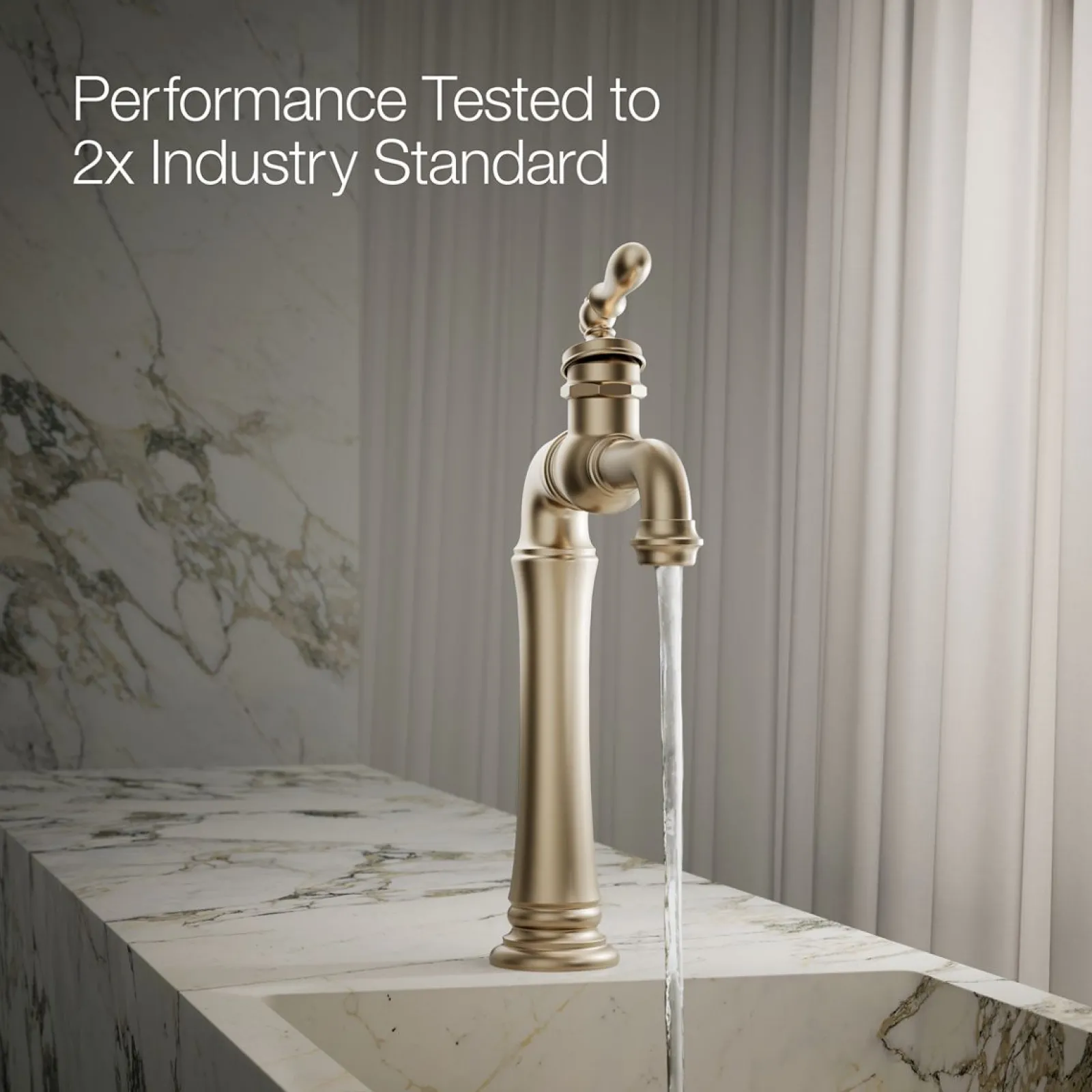 Single-handle bathroom sink faucet, 1.2 gpm^Kohler