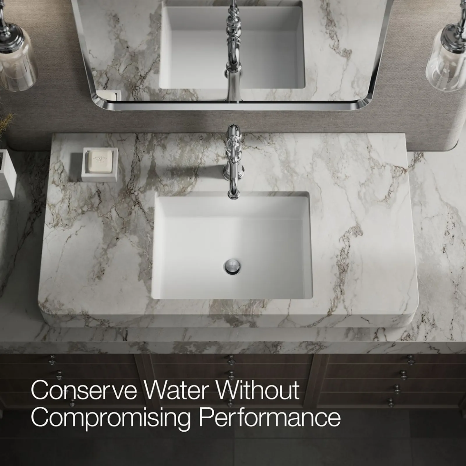 Single-handle bathroom sink faucet, 1.2 gpm^Kohler