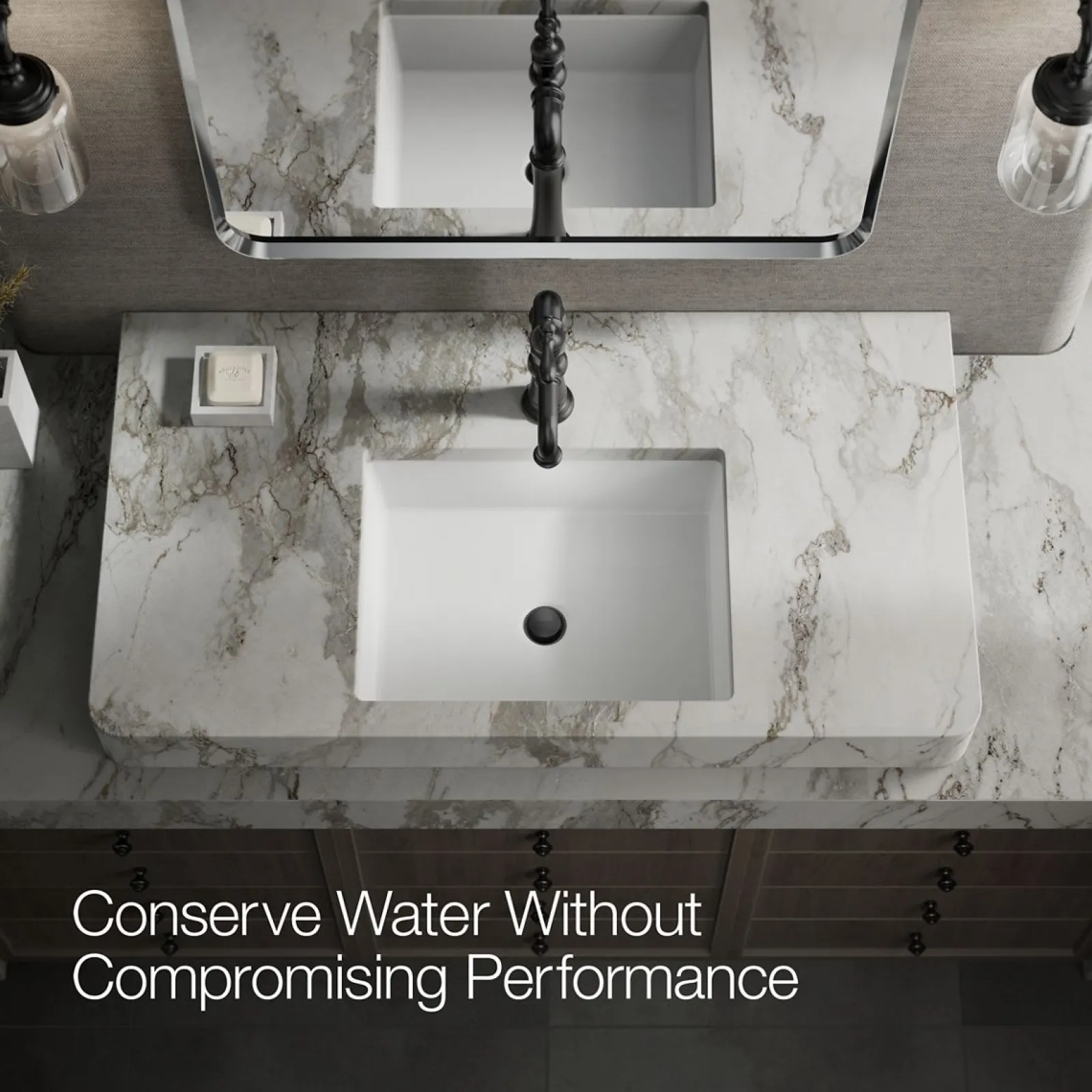 Single-handle bathroom sink faucet, 1.2 gpm^Kohler