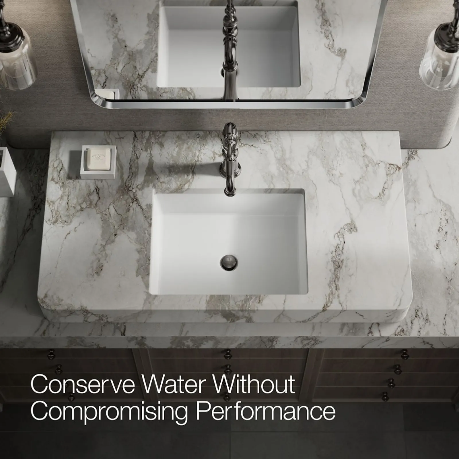 Single-handle bathroom sink faucet, 1.2 gpm^Kohler