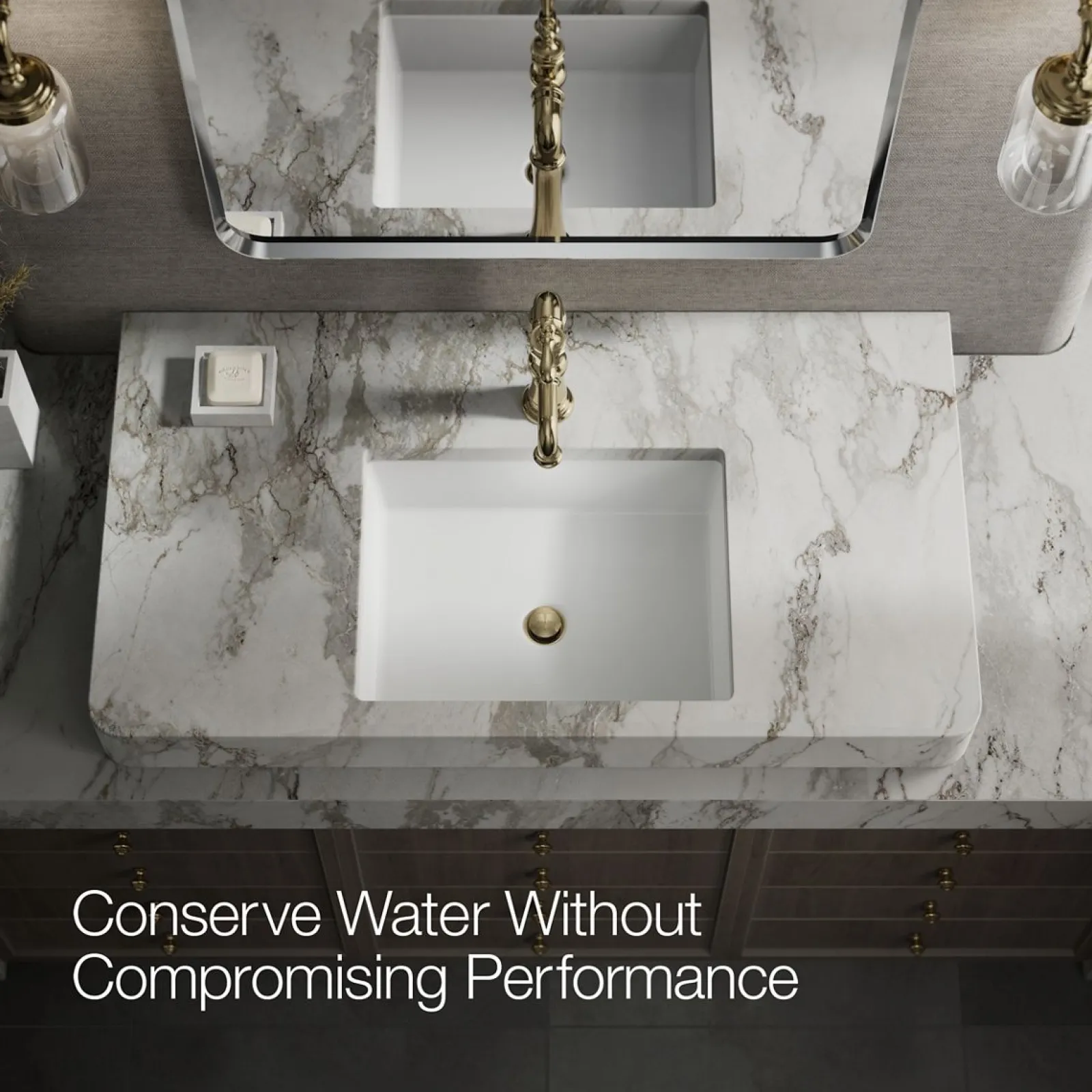 Single-handle bathroom sink faucet, 1.2 gpm^Kohler