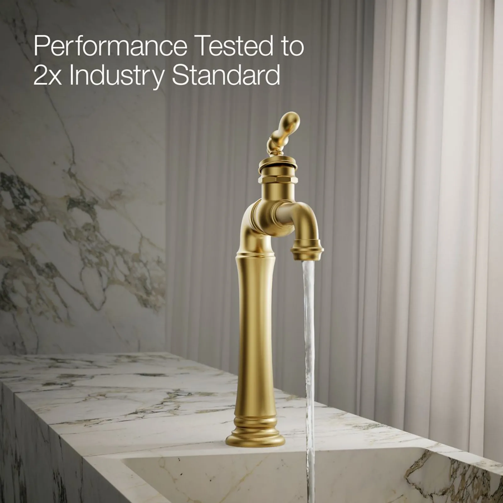 Single-handle bathroom sink faucet, 1.2 gpm^Kohler