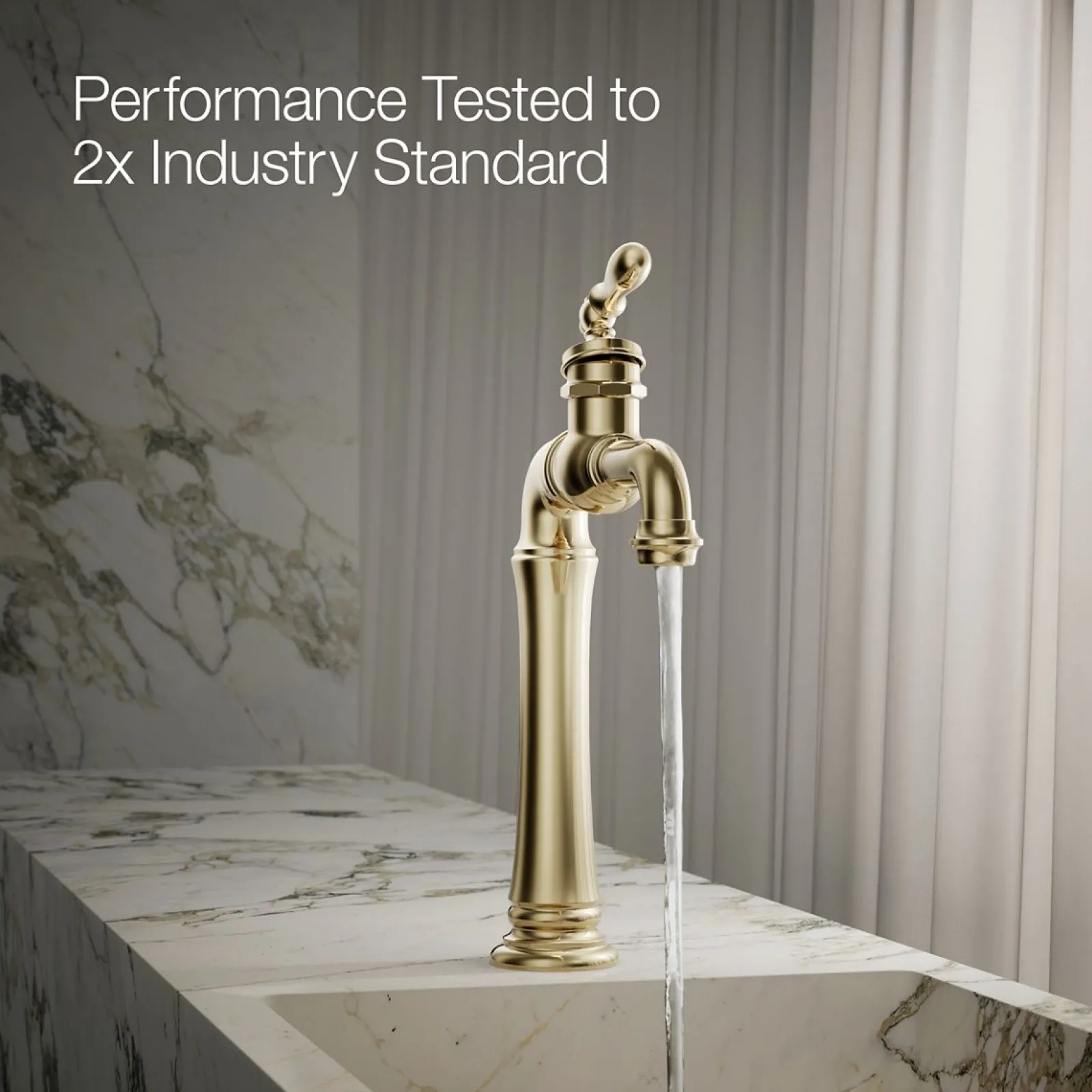 Single-handle bathroom sink faucet, 1.2 gpm^Kohler