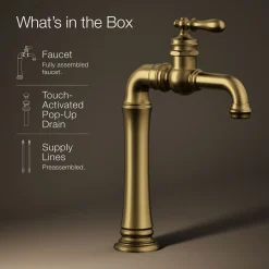 Single-handle bathroom sink faucet, 1.2 gpm^Kohler