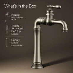 Single-handle bathroom sink faucet, 1.2 gpm^Kohler