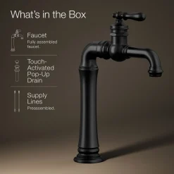 Single-handle bathroom sink faucet, 1.2 gpm^Kohler