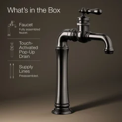 Single-handle bathroom sink faucet, 1.2 gpm^Kohler