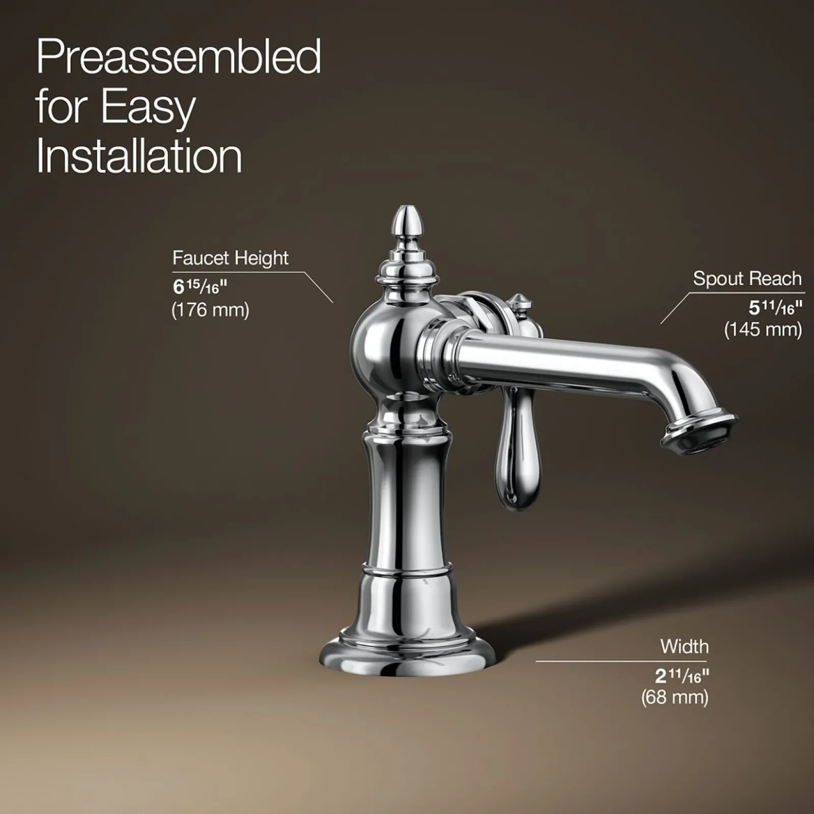 Single-handle bathroom sink faucet, 1.2 gpm^Kohler Online