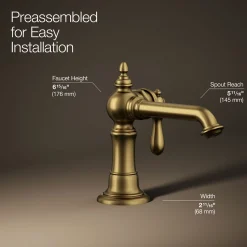 Single-handle bathroom sink faucet, 1.2 gpm^Kohler Online