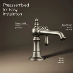 Single-handle bathroom sink faucet, 1.2 gpm^Kohler Online