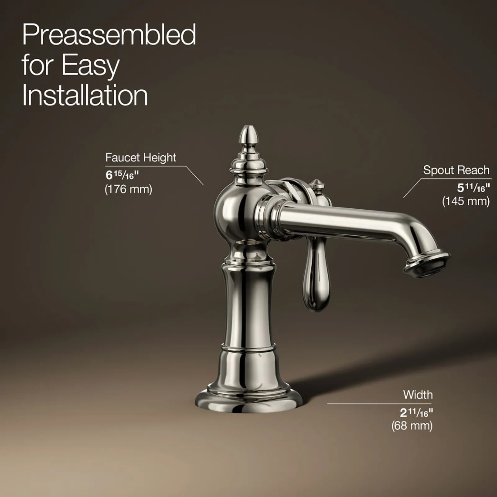 Single-handle bathroom sink faucet, 1.2 gpm^Kohler Online