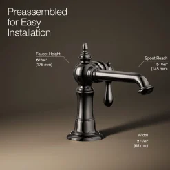 Single-handle bathroom sink faucet, 1.2 gpm^Kohler Online