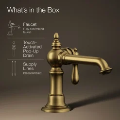 Single-handle bathroom sink faucet, 1.2 gpm^Kohler Online