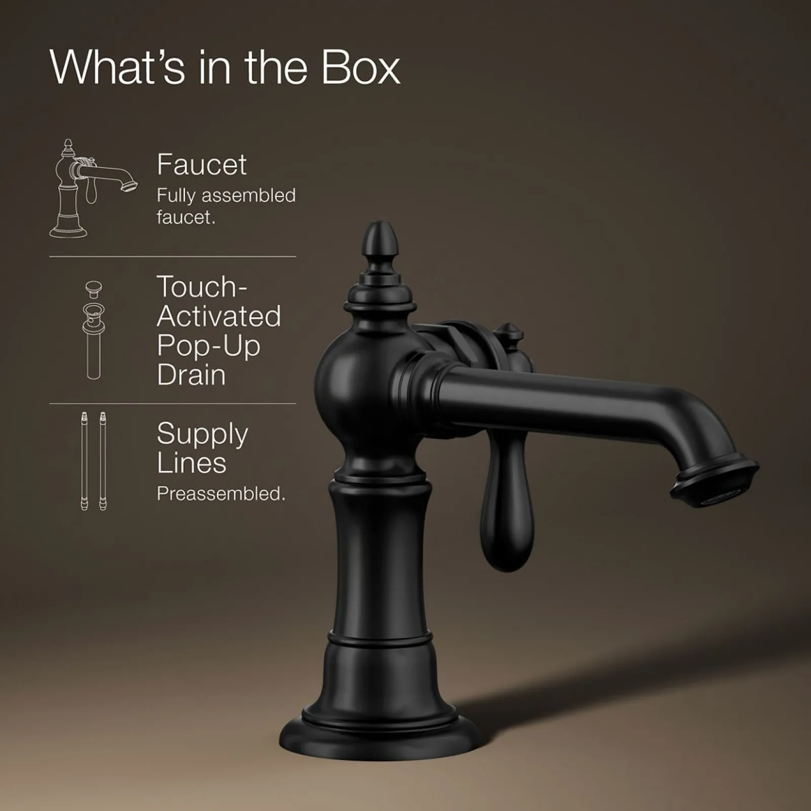 Single-handle bathroom sink faucet, 1.2 gpm^Kohler Online
