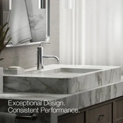 Single-handle bathroom sink faucet with Straight Lever handle, 1.2 gpm^Kohler New