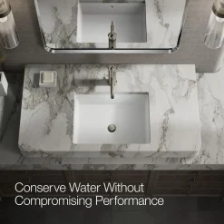 Single-handle bathroom sink faucet with Straight Lever handle, 1.2 gpm^Kohler New