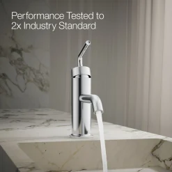 Single-handle bathroom sink faucet with Straight Lever handle, 1.2 gpm^Kohler New