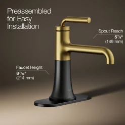 Single-handle bathroom sink faucet, 0.5 gpm^Kohler Online