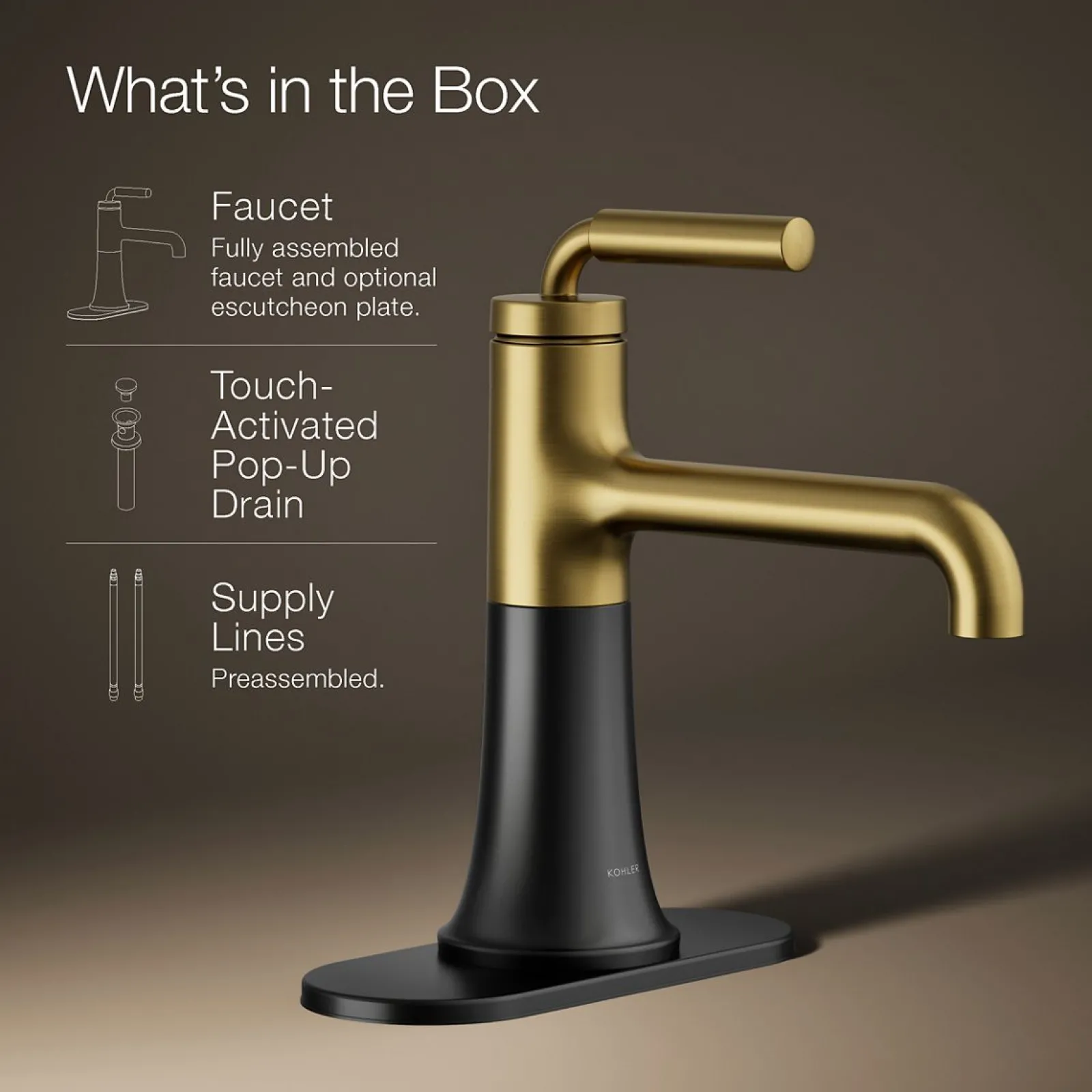 Single-handle bathroom sink faucet, 1.2 gpm^Kohler Sale