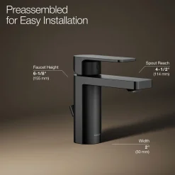 Single-handle bathroom sink faucet, 1.0 gpm^Kohler Online
