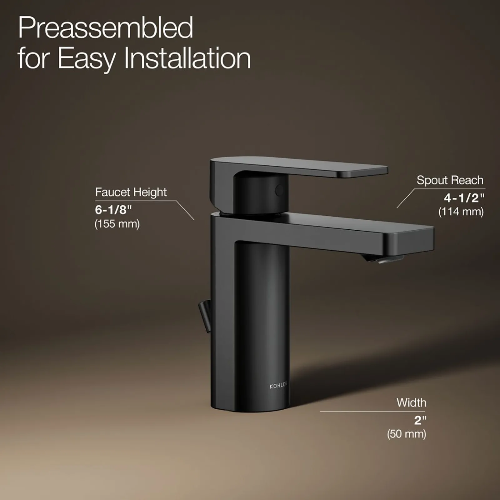 Single-handle bathroom sink faucet, 1.0 gpm^Kohler Online