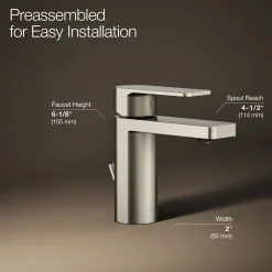 Single-handle bathroom sink faucet, 1.0 gpm^Kohler Online