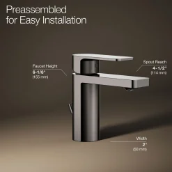 Single-handle bathroom sink faucet, 1.0 gpm^Kohler Online