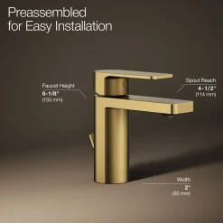Single-handle bathroom sink faucet, 1.2 gpm^Kohler Sale