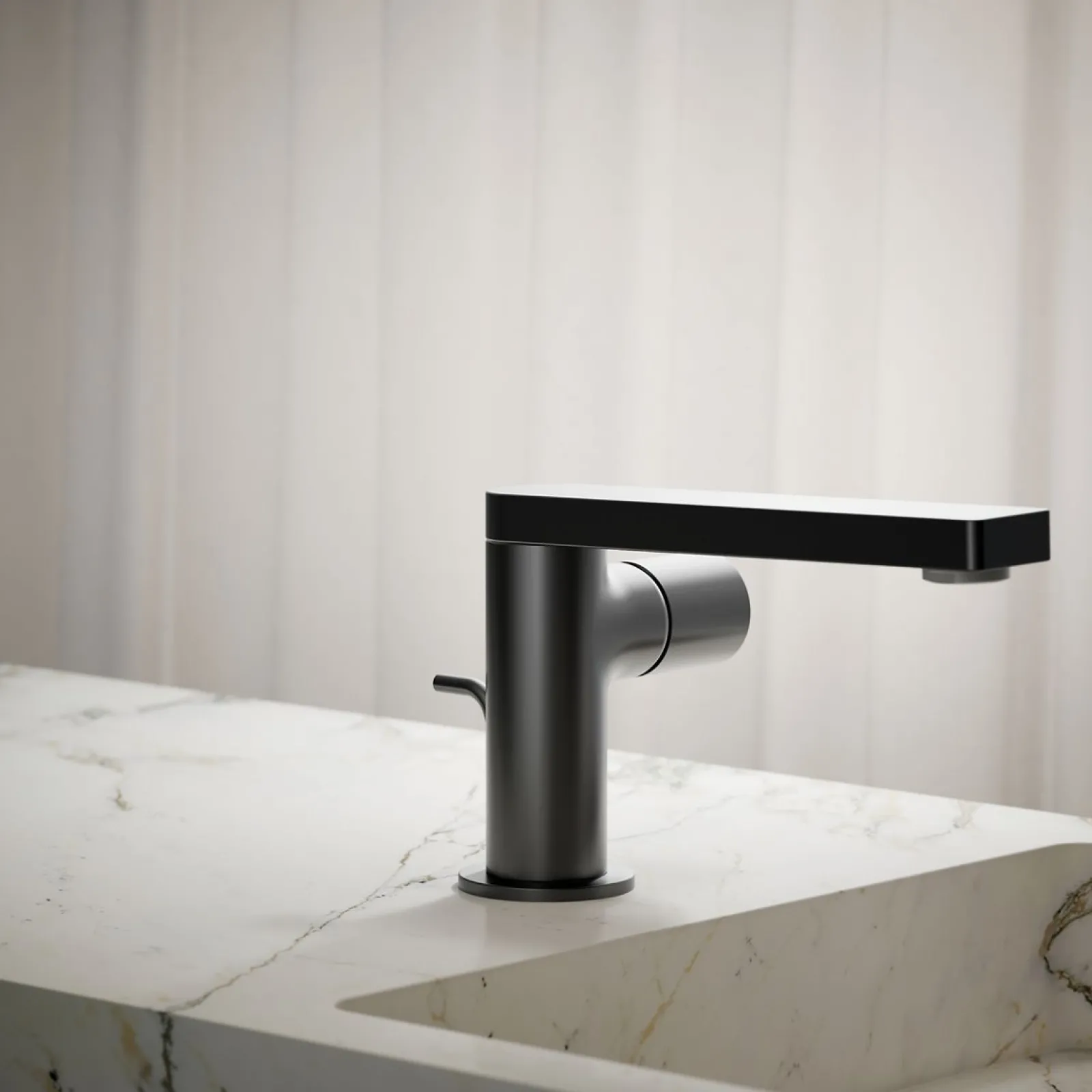 Single-handle bathroom sink faucet with Cylindrical handle, 1.2 gpm^Kohler