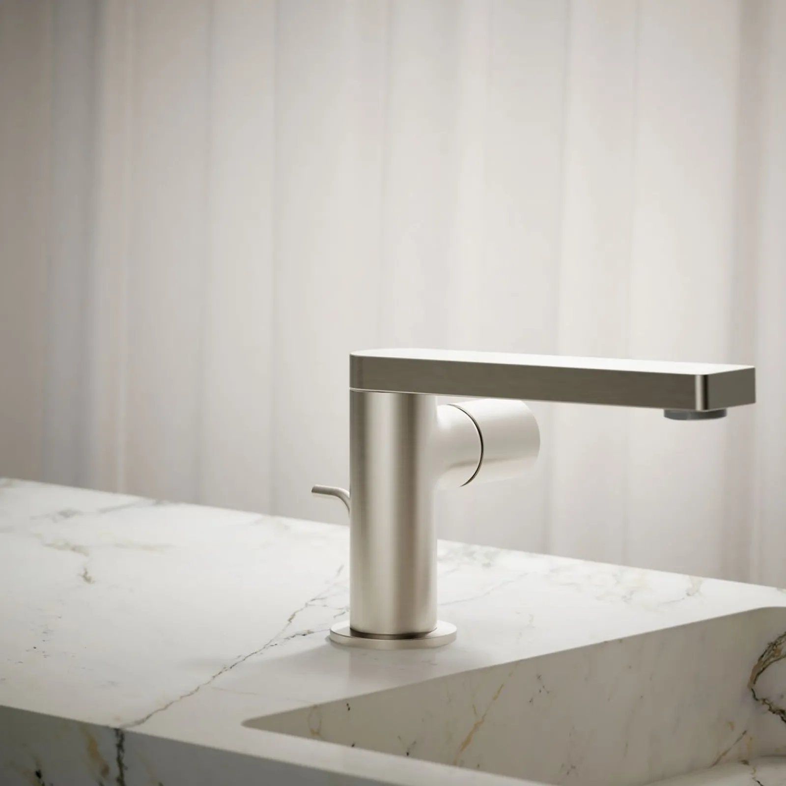 Single-handle bathroom sink faucet with Cylindrical handle, 1.2 gpm^Kohler