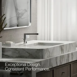 Single-handle bathroom sink faucet with Cylindrical handle, 1.2 gpm^Kohler