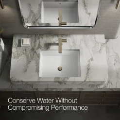 Single-handle bathroom sink faucet with Cylindrical handle, 1.2 gpm^Kohler