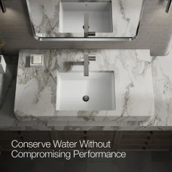 Single-handle bathroom sink faucet with Cylindrical handle, 1.2 gpm^Kohler