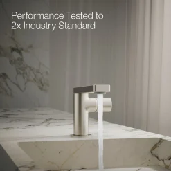 Single-handle bathroom sink faucet with Cylindrical handle, 1.2 gpm^Kohler