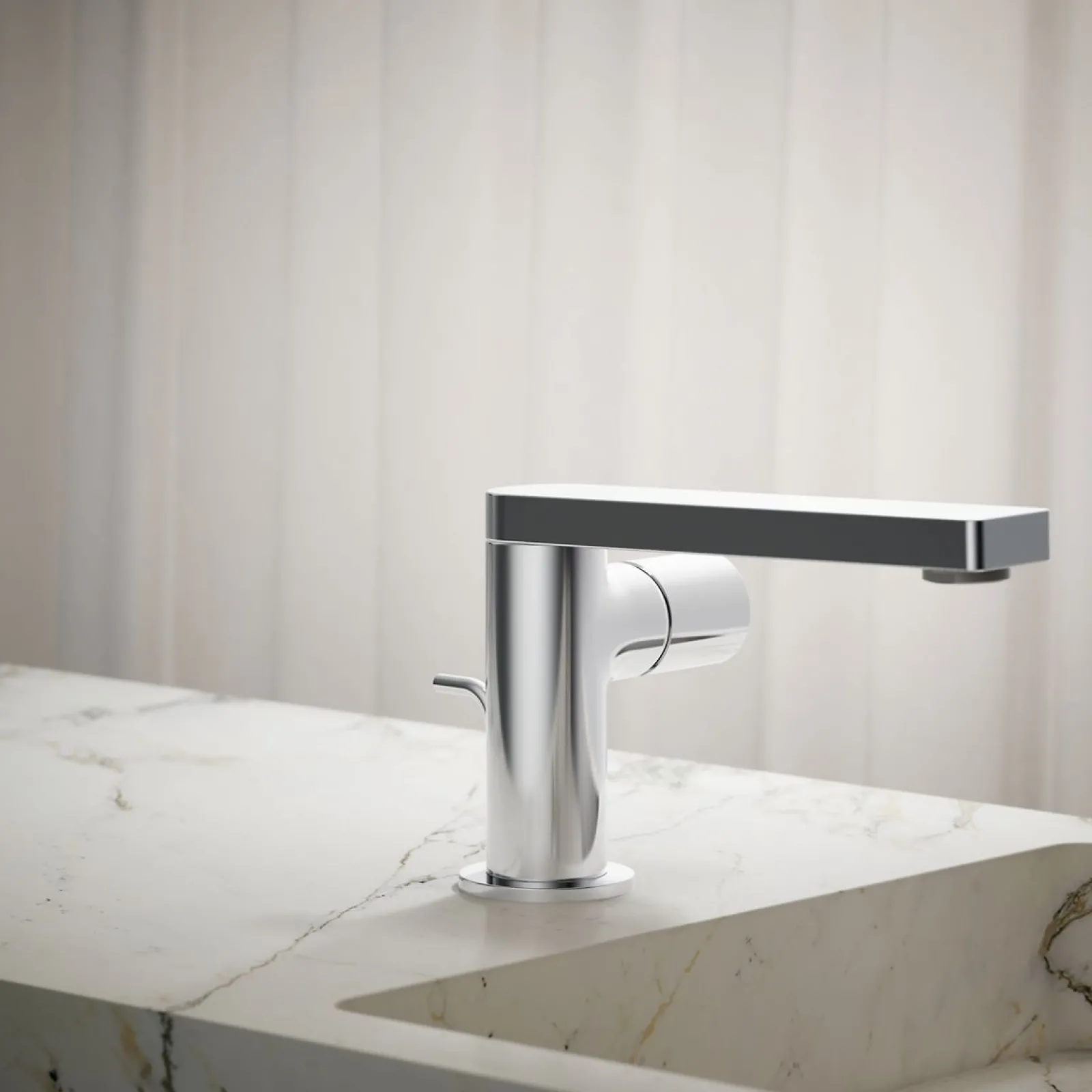 Single-handle bathroom sink faucet with Cylindrical handle, 1.2 gpm^Kohler