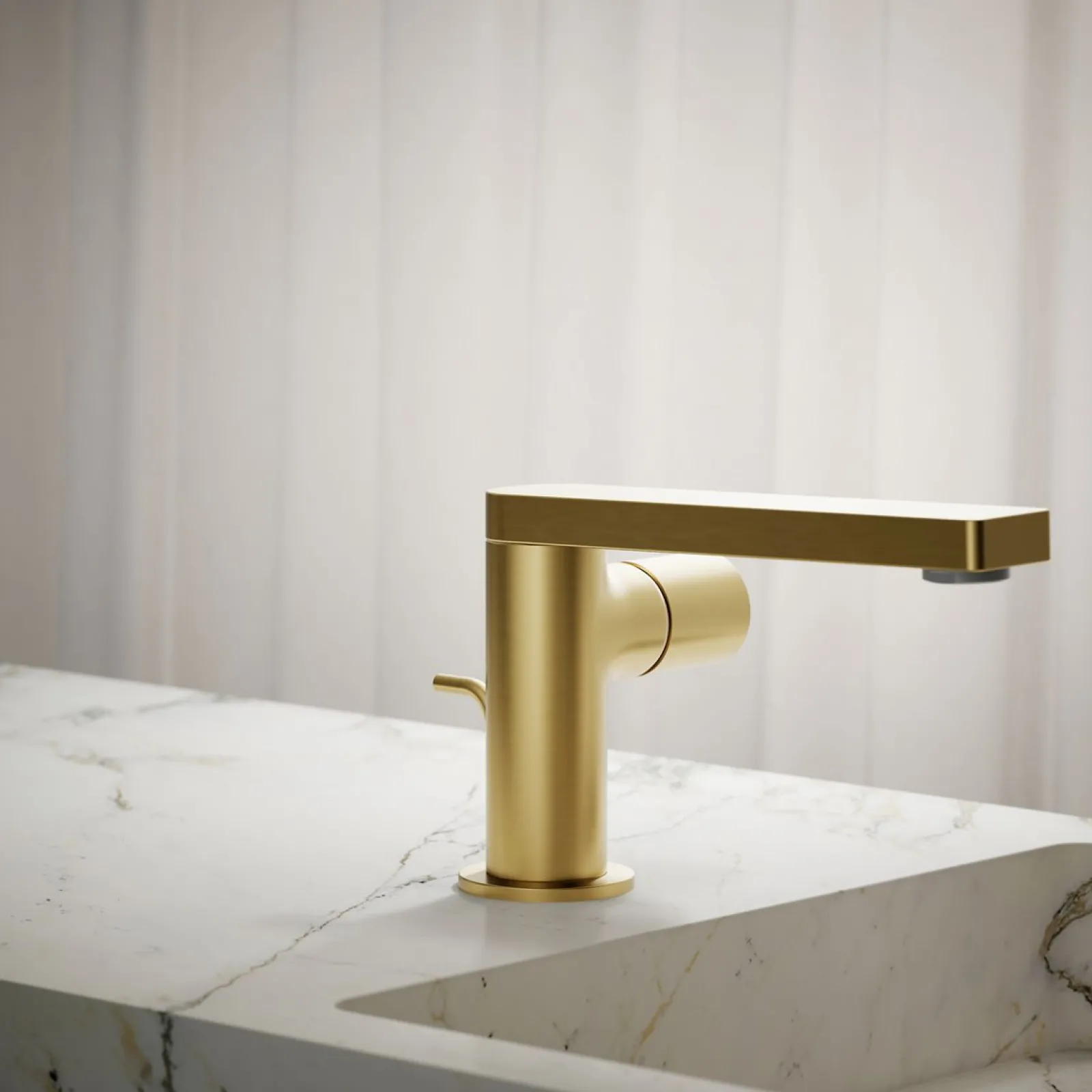 Single-handle bathroom sink faucet with Cylindrical handle, 1.2 gpm^Kohler