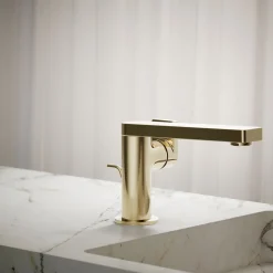 Single-handle bathroom sink faucet with Lever handle, 1.2 gpm^Kohler Hot