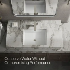 Single-handle bathroom sink faucet with Lever handle, 1.2 gpm^Kohler Hot